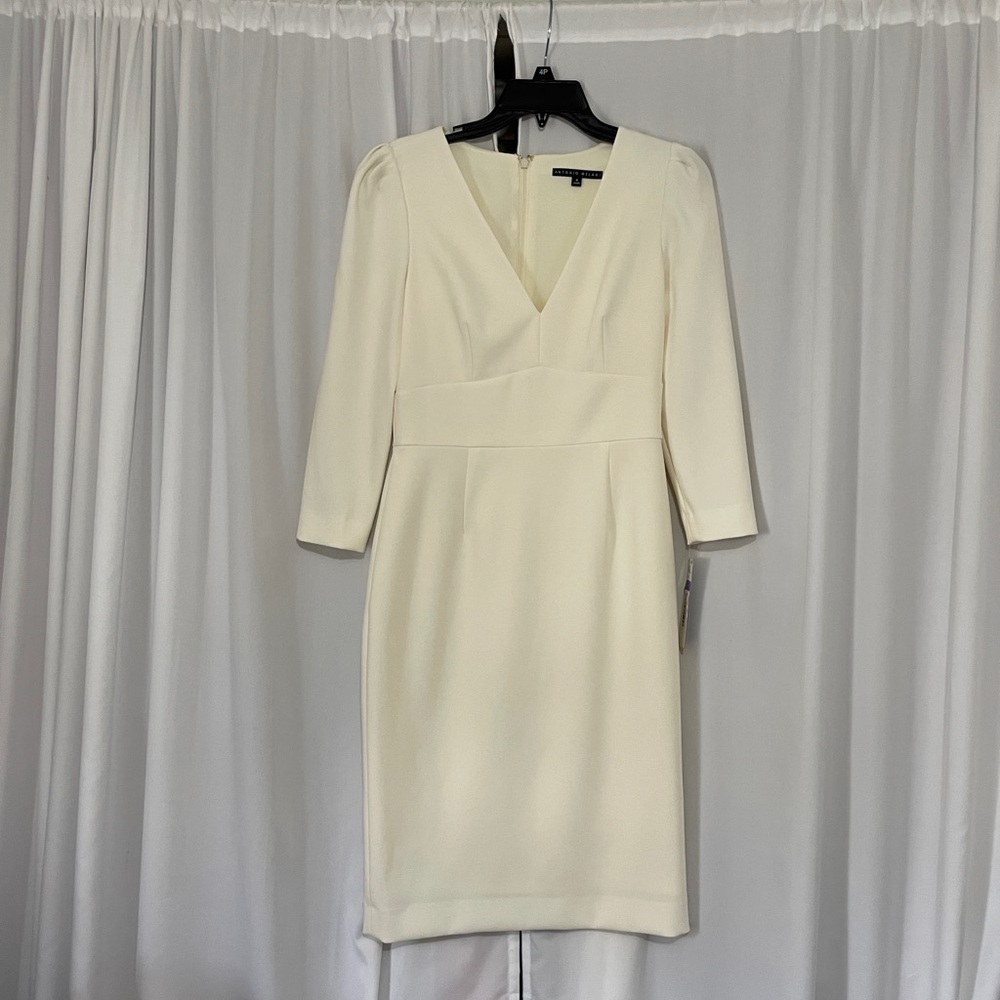 NWT. Cream Cocktail Dress. - Perfect for Bridal or work